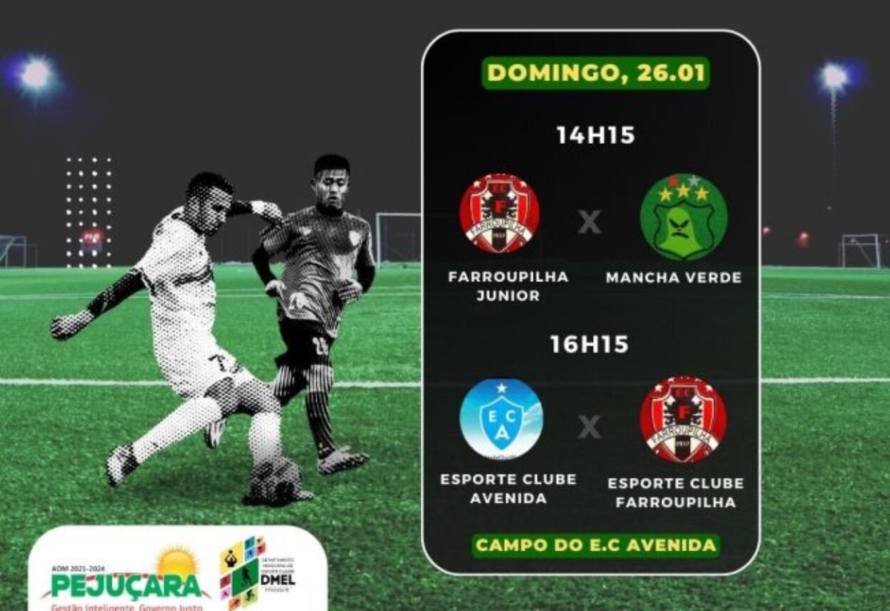 Mais uma rodada do Campeonato Municipal de Futebol de Campo 2025