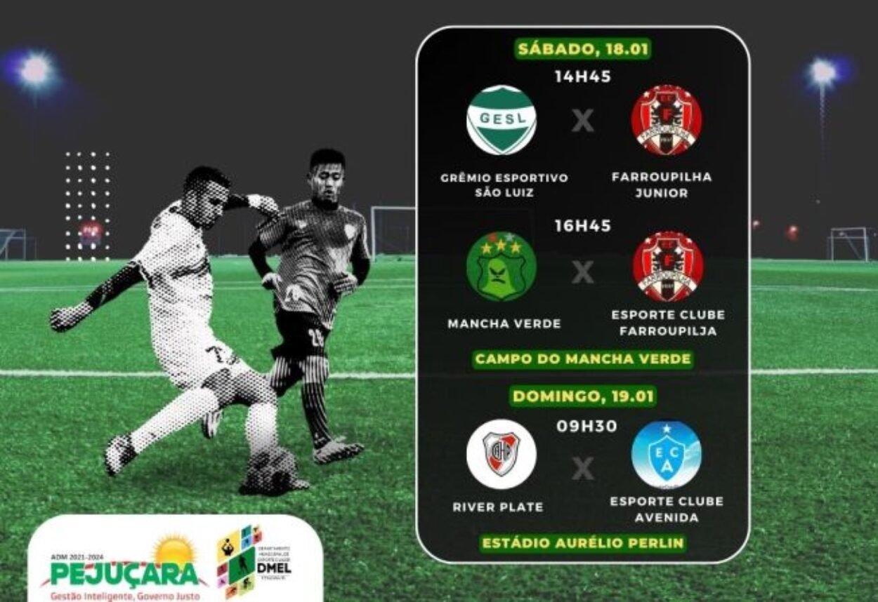 Mais uma rodada do Campeonato Municipal de Futebol 2025