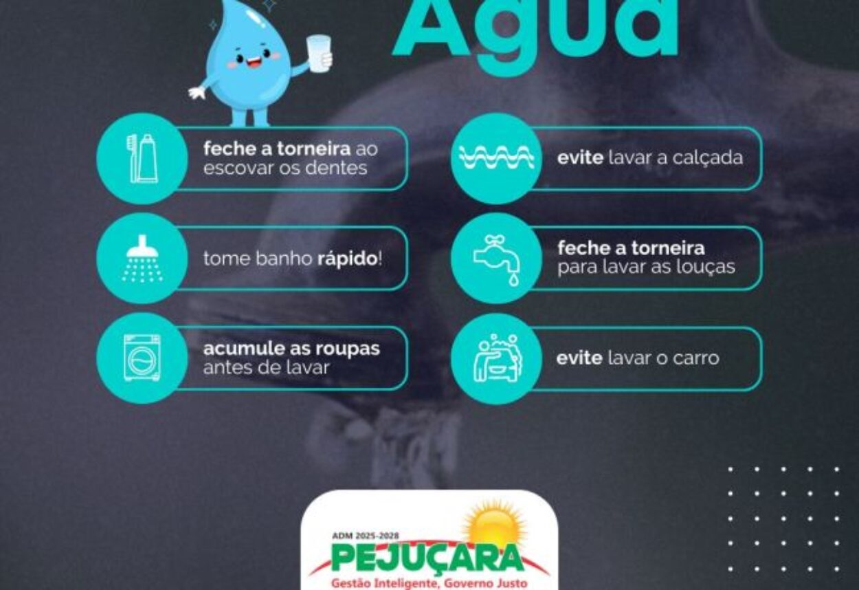 Ajude a economizar água Ajude a economizar água