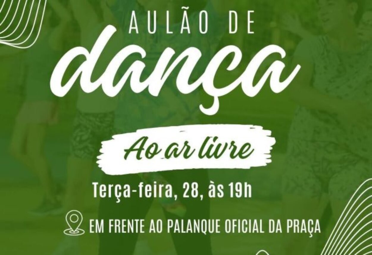 Cidade Ativa: Hoje tem aula de dança ao ar livre