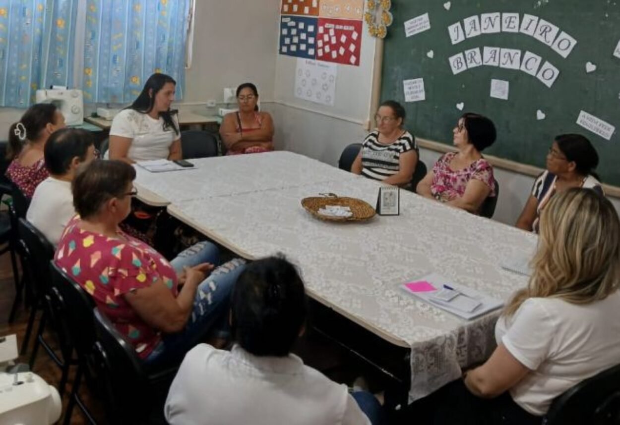 Retorno às oficinas de Artesanato, costura e modelagem do CRAS