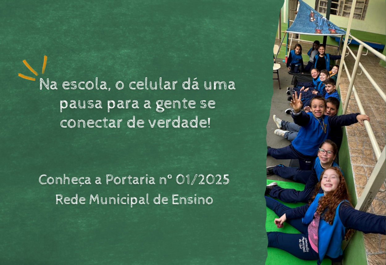 Secretaria de Educação regulamenta uso de celulares nas escolas municipais Secretaria de Educação regulamenta uso de celulares nas escolas municipais