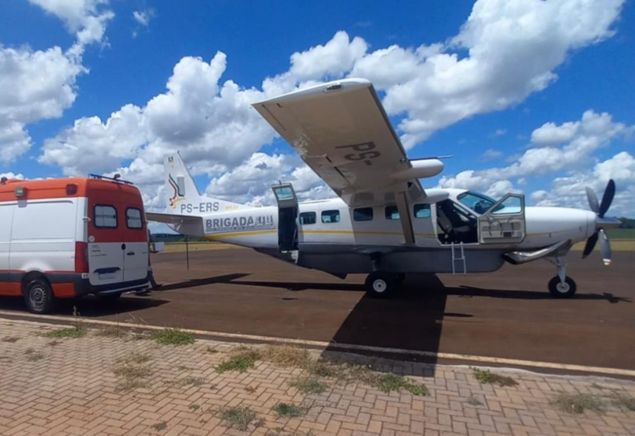 Aeroporto de Ijuí atua com frequentes operações de serviços aeromédicos