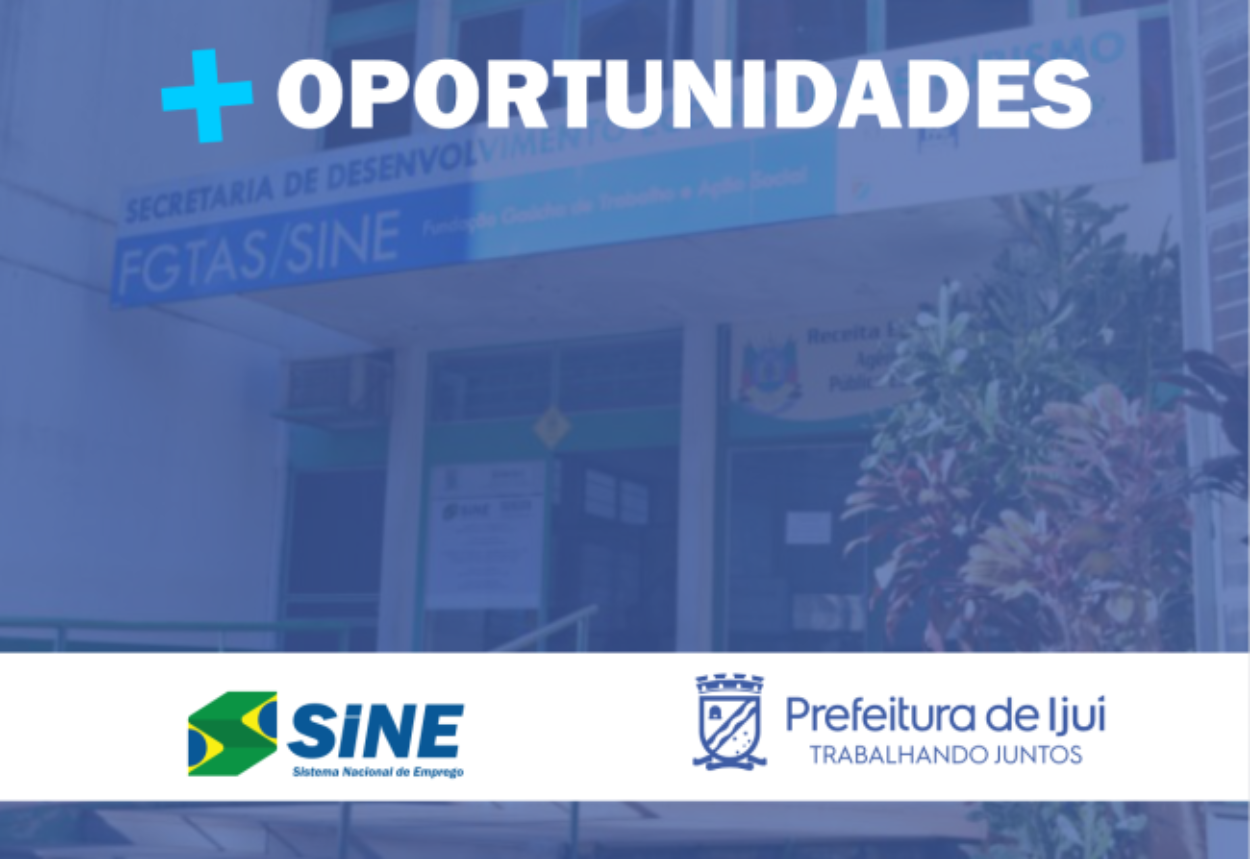 Sine de Ijuí anuncia vagas para o setor logístico