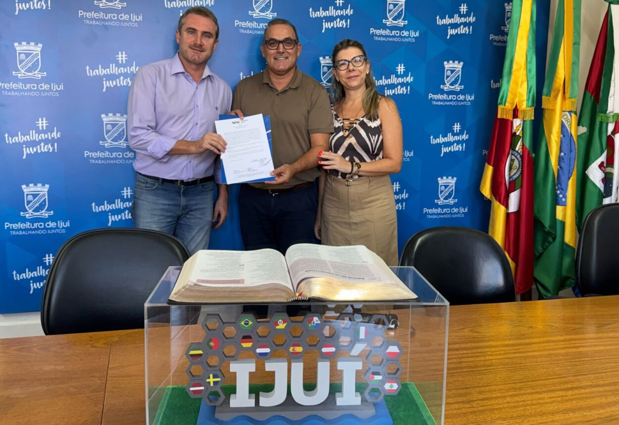 Ijuí renova parceria com o Sesc para manutenção do Programa Mesa Brasil Ijuí renova parceria com o Sesc para manutenção do Programa Mesa Brasil