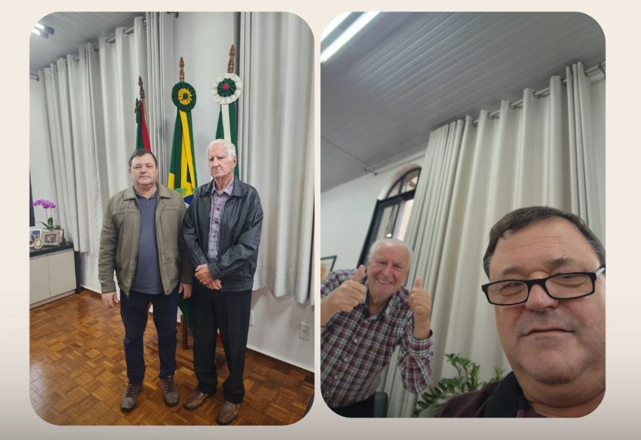 Prefeito em exercício Marcos Villani recebe visita de ex-gestores de Pejuçara