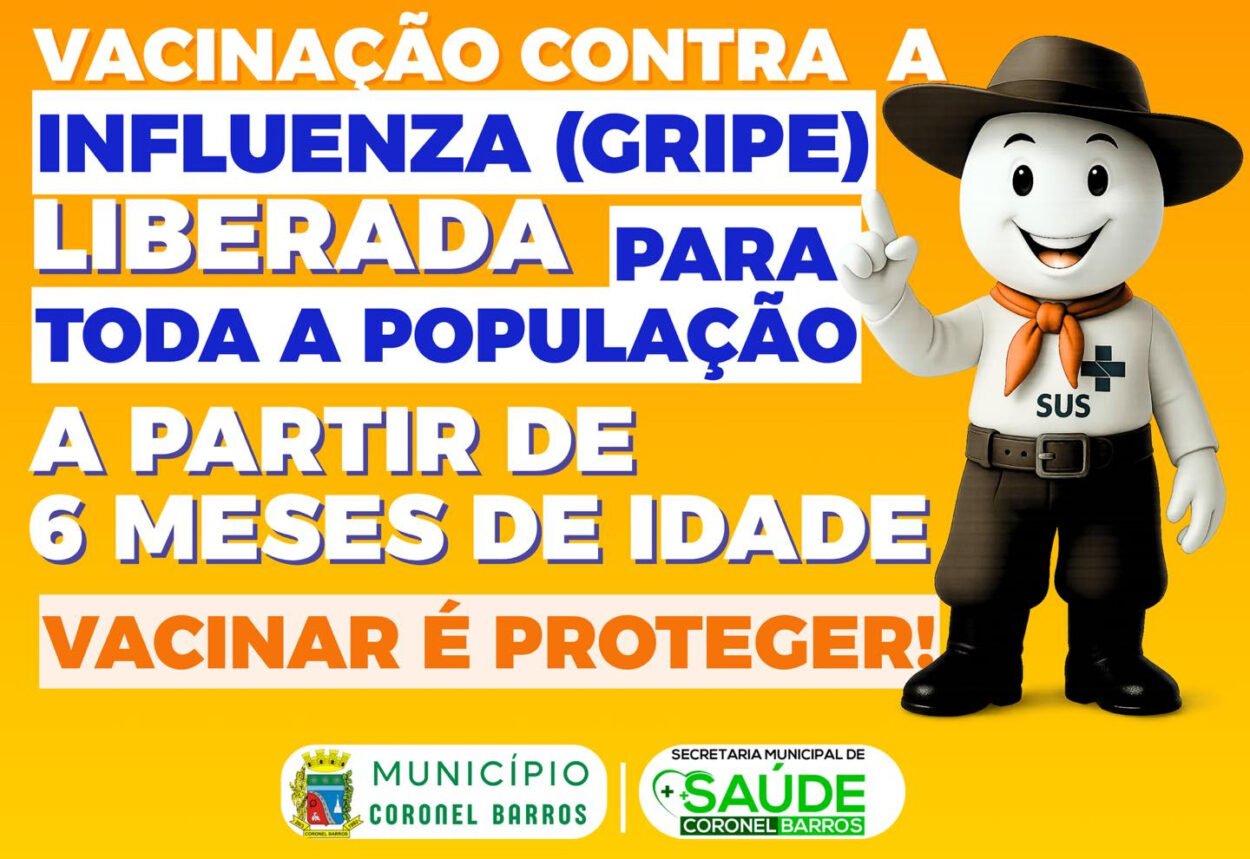 Atenção, população de Coronel Barros!