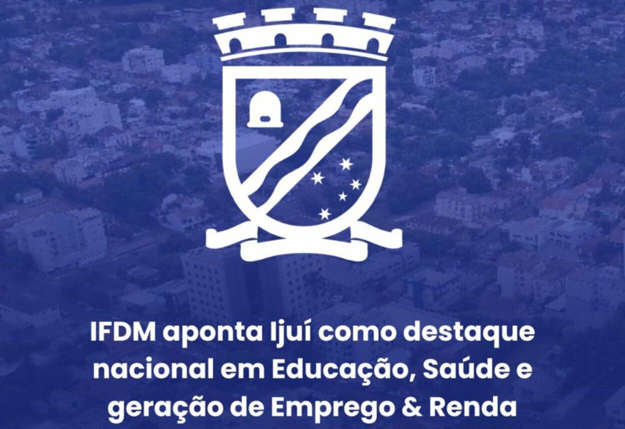 Ijuí apresenta mais índices de destaque nacional em desenvolvimento.