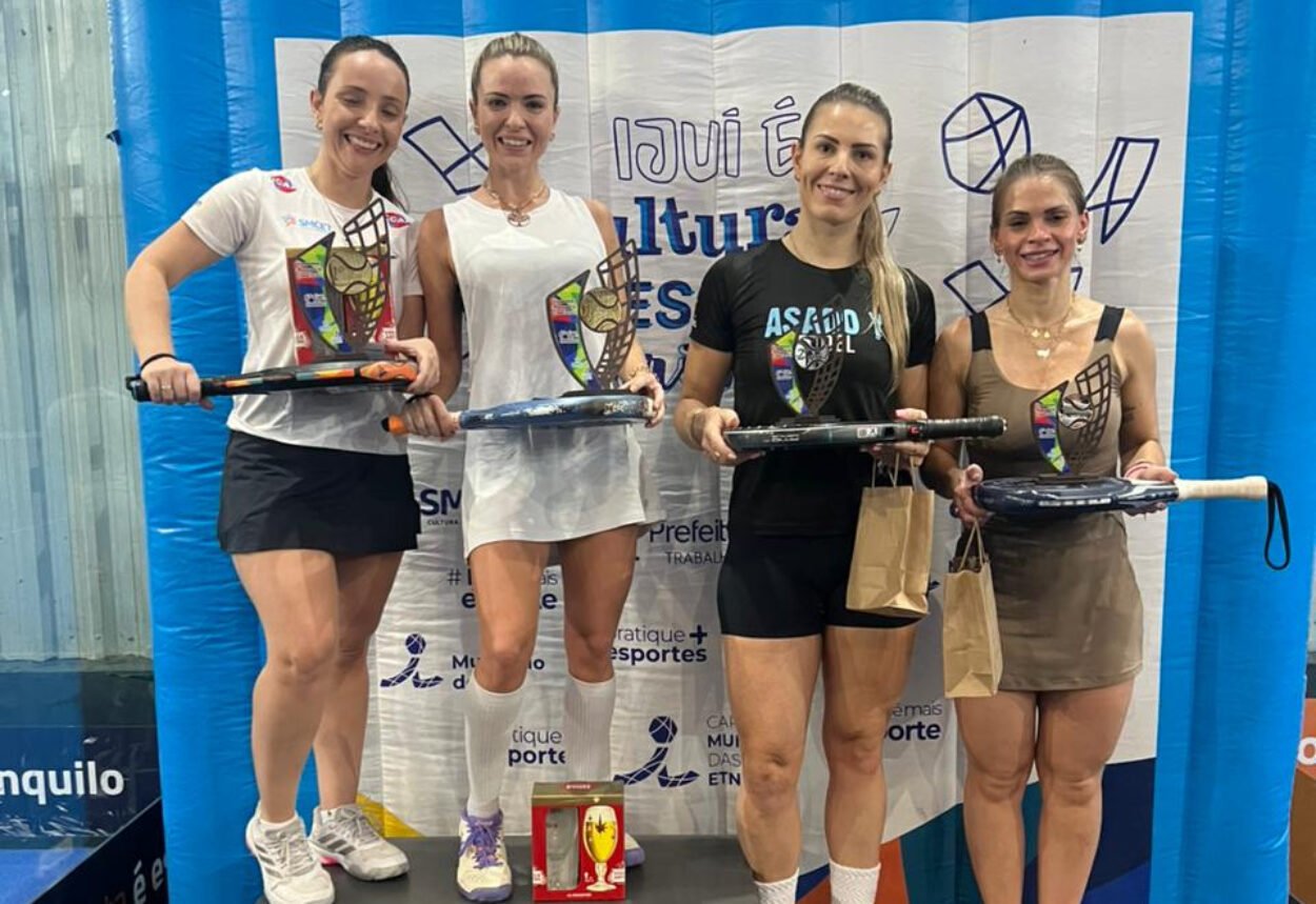 Confira os campeões do Campeonato Municipal de Padel