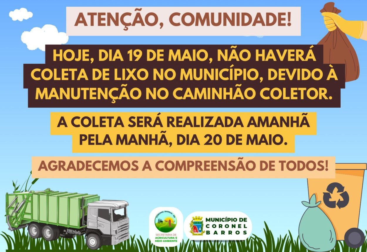 Atenção, comunidade!