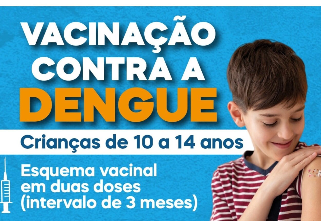 VACINAÇÃO CONTRA A DENGUE - DE SEGUNDA À SEXTA-FEIRA, ATÉ 16h30.