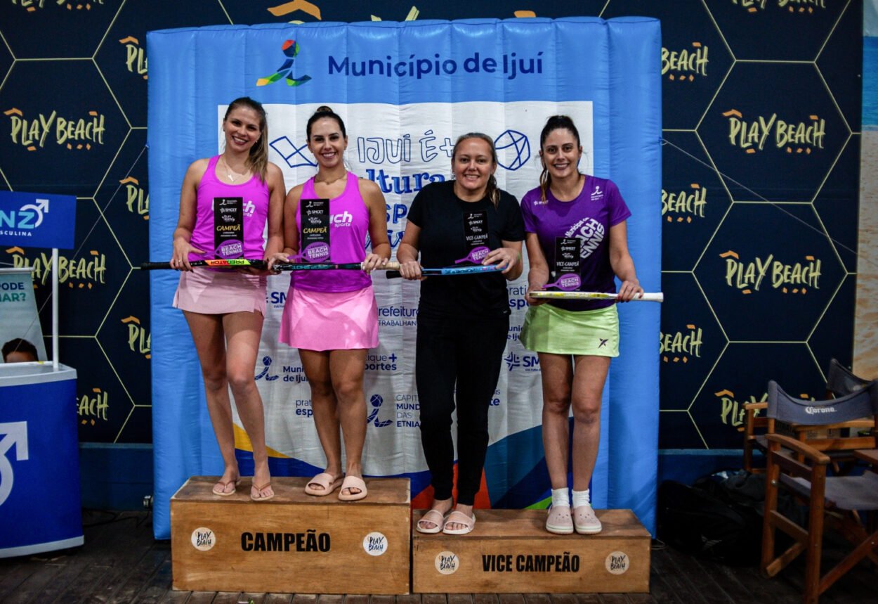 Conheça os vencedores do Campeonato Municipal de Beach Tênis