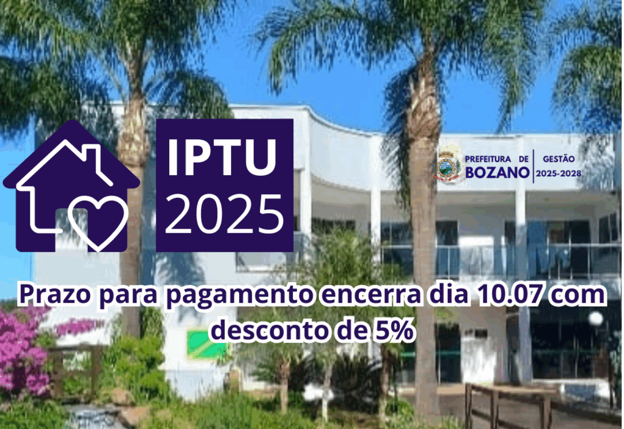 ATENÇÃO, MUNÍCIPES DE BOZANO!