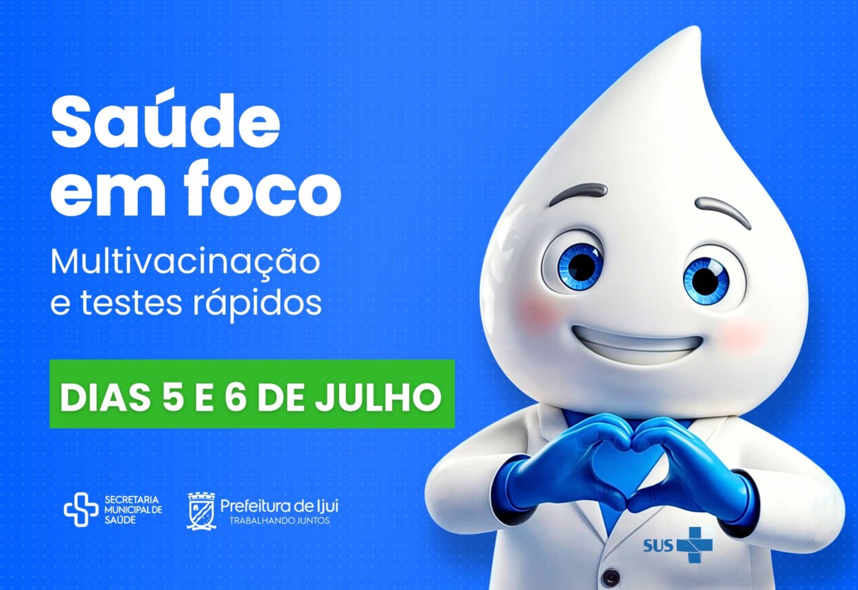 Ação "Saúde em Foco" promove multivacinação e testes rápidos durante o final de semana